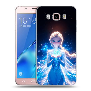 Силиконовый чехол на Samsung Galaxy J5 (2016) с принтом Холодное сердце Frozen Силиконовый чехол на Samsung Galaxy J5 (2016) с принтом Холодное сердце Frozen