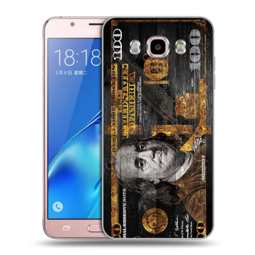 Силиконовый чехол на Samsung Galaxy J5 (2016) с принтом Доллар деньги Силиконовый чехол на Samsung Galaxy J5 (2016) с принтом Доллар деньги