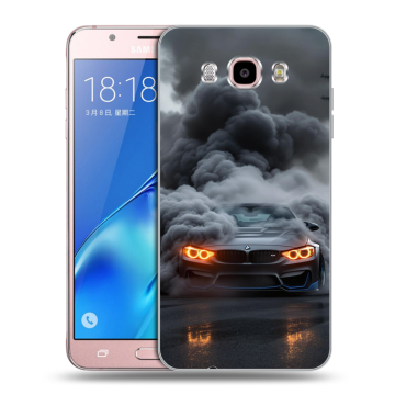Силиконовый чехол на Samsung Galaxy J5 (2016) с принтом BMW БМВ Силиконовый чехол на Samsung Galaxy J5 (2016) с принтом BMW БМВ