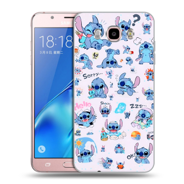 Силиконовый чехол на Samsung Galaxy J5 (2016) с принтом Лило и Стич Силиконовый чехол на Samsung Galaxy J5 (2016) с принтом Лило и Стич