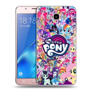 Силиконовый чехол на Samsung Galaxy J5 (2016) с принтом My little pony Дружба чудо Силиконовый чехол на Samsung Galaxy J5 (2016) с принтом My little pony Дружба чудо