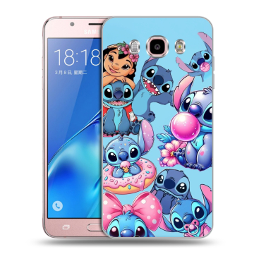 Силиконовый чехол на Samsung Galaxy J5 (2016) с принтом Лило и Стич Силиконовый чехол на Samsung Galaxy J5 (2016) с принтом Лило и Стич