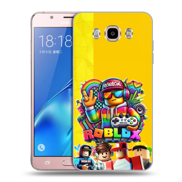 Силиконовый чехол на Samsung Galaxy J5 (2016) с принтом Roblox Роблокс Силиконовый чехол на Samsung Galaxy J5 (2016) с принтом Roblox Роблокс