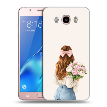 Силиконовый чехол на Samsung Galaxy J5 (2016) с принтом женский Силиконовый чехол на Samsung Galaxy J5 (2016) с принтом женский