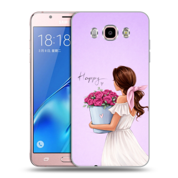 Силиконовый чехол на Samsung Galaxy J5 (2016) с принтом женский Силиконовый чехол на Samsung Galaxy J5 (2016) с принтом женский