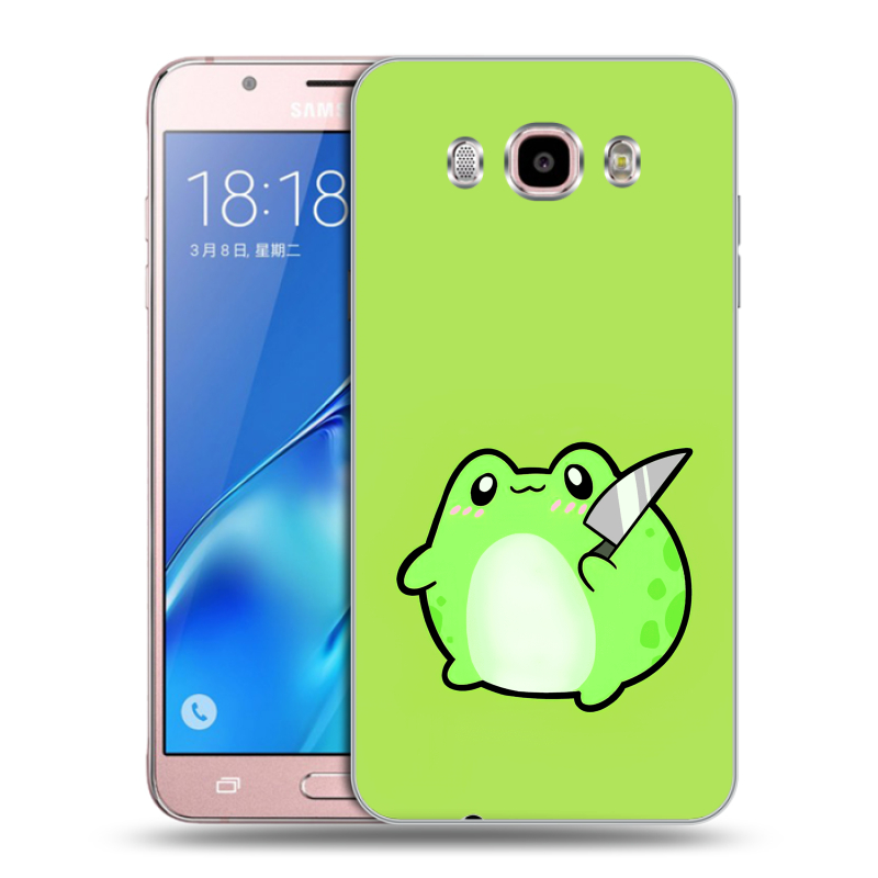 Силиконовый чехол на Samsung Galaxy J5 (2016) с принтом Лягушенок Силиконовый чехол на Samsung Galaxy J5 (2016) с принтом Лягушенок
