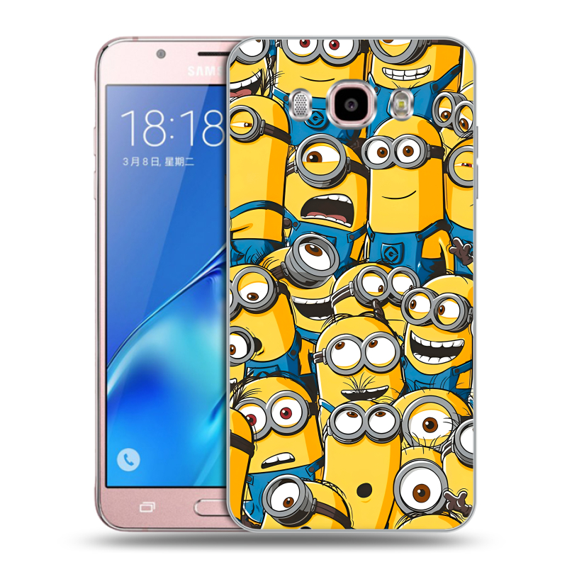 Силиконовый чехол на Samsung Galaxy J5 (2016) с принтом Миньоны Силиконовый чехол на Samsung Galaxy J5 (2016) с принтом Миньоны