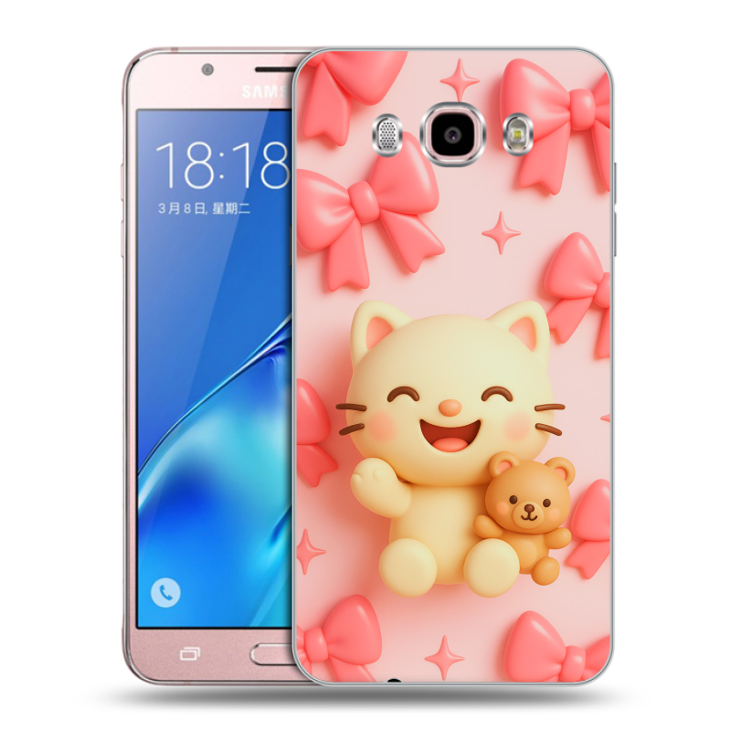 Силиконовый противоударный чехол на Samsung Galaxy J5 (2016) с принтом для девочек Силиконовый противоударный чехол на Samsung Galaxy J5 (2016) с принтом для девочек