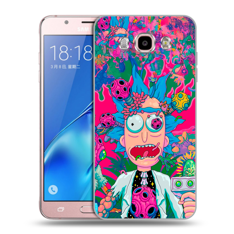 Силиконовый чехол на Samsung Galaxy J5 (2016) с принтом Рик и Морти Rick Morty Силиконовый чехол на Samsung Galaxy J5 (2016) с принтом Рик и Морти Rick Morty
