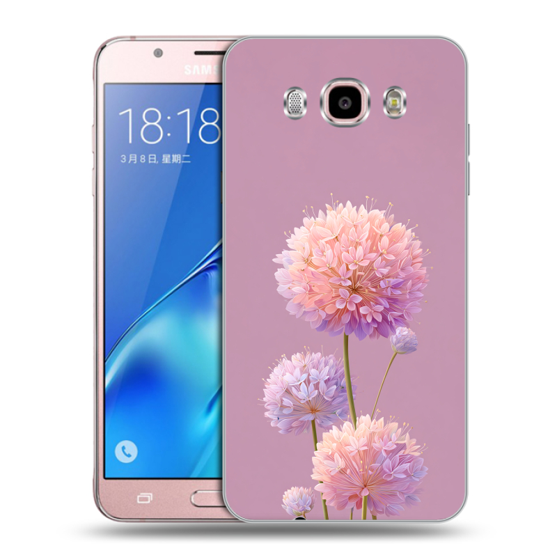 Силиконовый чехол на Samsung Galaxy J5 (2016) с принтом Цветы Силиконовый чехол на Samsung Galaxy J5 (2016) с принтом Цветы