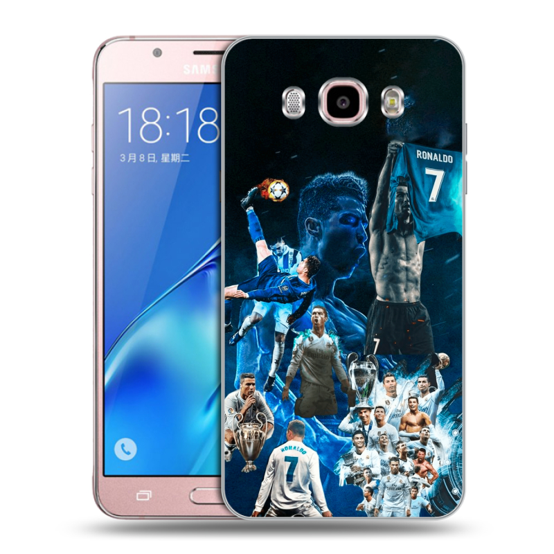 Силиконовый чехол на Samsung Galaxy J5 (2016) с принтом Реал Роналдо Силиконовый чехол на Samsung Galaxy J5 (2016) с принтом Реал Роналдо