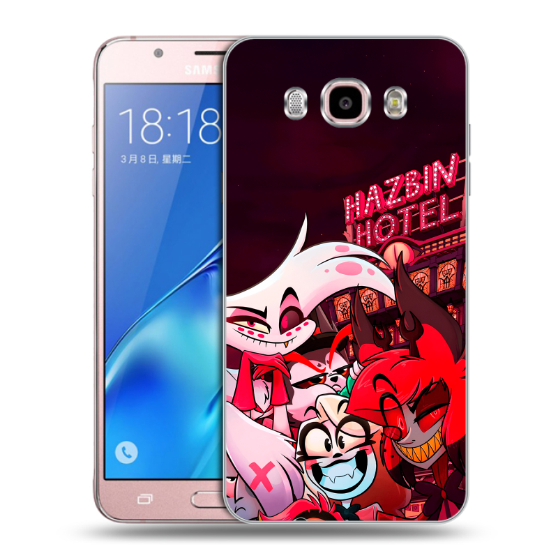 Силиконовый чехол на Samsung Galaxy J5 (2016) с принтом Hazbin Hotel Отель Хазбин Силиконовый чехол на Samsung Galaxy J5 (2016) с принтом Hazbin Hotel Отель Хазбин