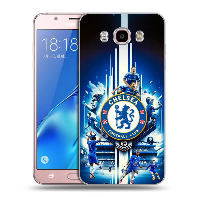 Силиконовый чехол на Samsung Galaxy J5 (2016) с принтом Chelsea Челси Силиконовый чехол на Samsung Galaxy J5 (2016) с принтом Chelsea Челси
