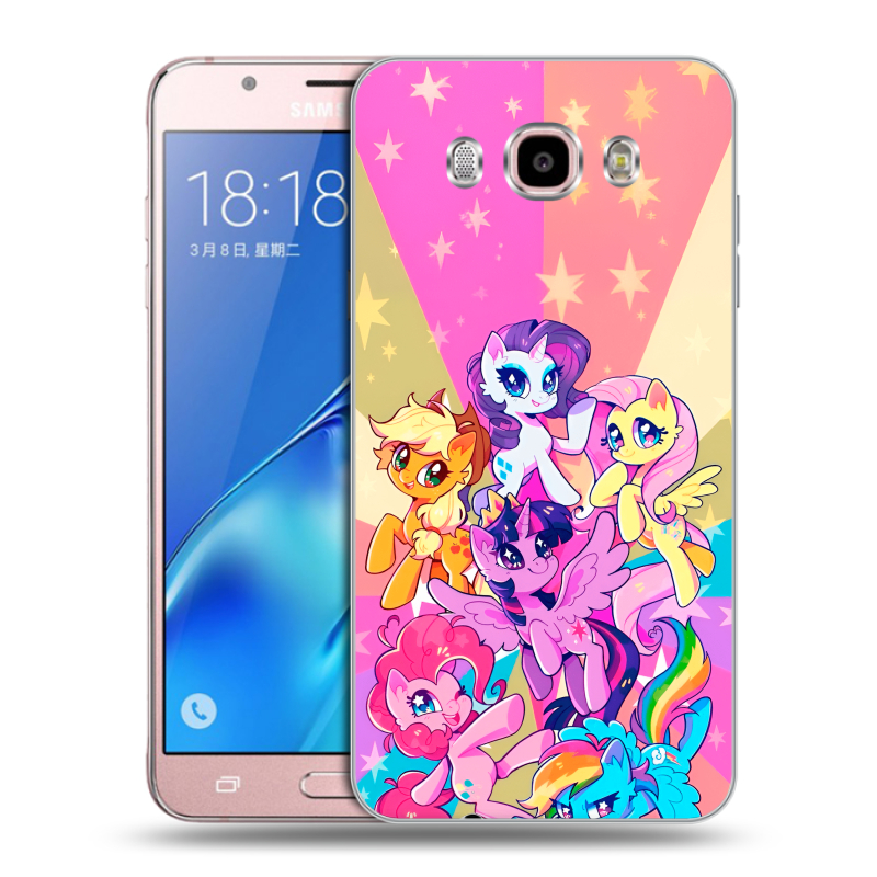 Силиконовый чехол на Samsung Galaxy J5 (2016) с принтом My little pony Дружба чудо Силиконовый чехол на Samsung Galaxy J5 (2016) с принтом My little pony Дружба чудо