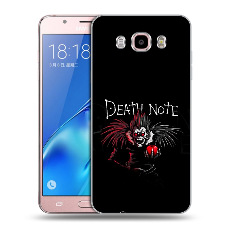 Силиконовый чехол на Samsung Galaxy J5 (2016) с принтом Death note Тетрадь смерти Силиконовый чехол на Samsung Galaxy J5 (2016) с принтом Death note Тетрадь смерти