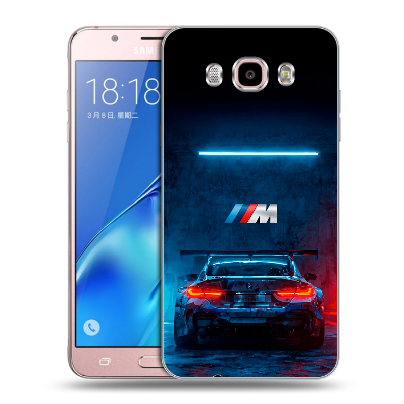 Силиконовый чехол на Samsung Galaxy J5 (2016) с принтом BMW БМВ Силиконовый чехол на Samsung Galaxy J5 (2016) с принтом BMW БМВ