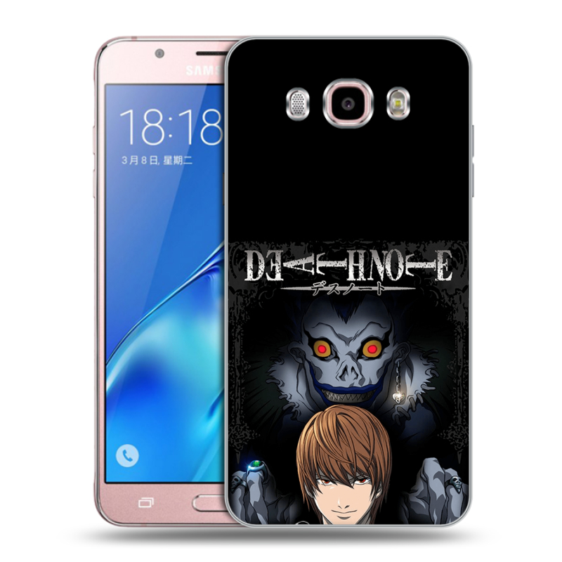 Силиконовый чехол на Samsung Galaxy J5 (2016) с принтом Death note Тетрадь смерти Силиконовый чехол на Samsung Galaxy J5 (2016) с принтом Death note Тетрадь смерти