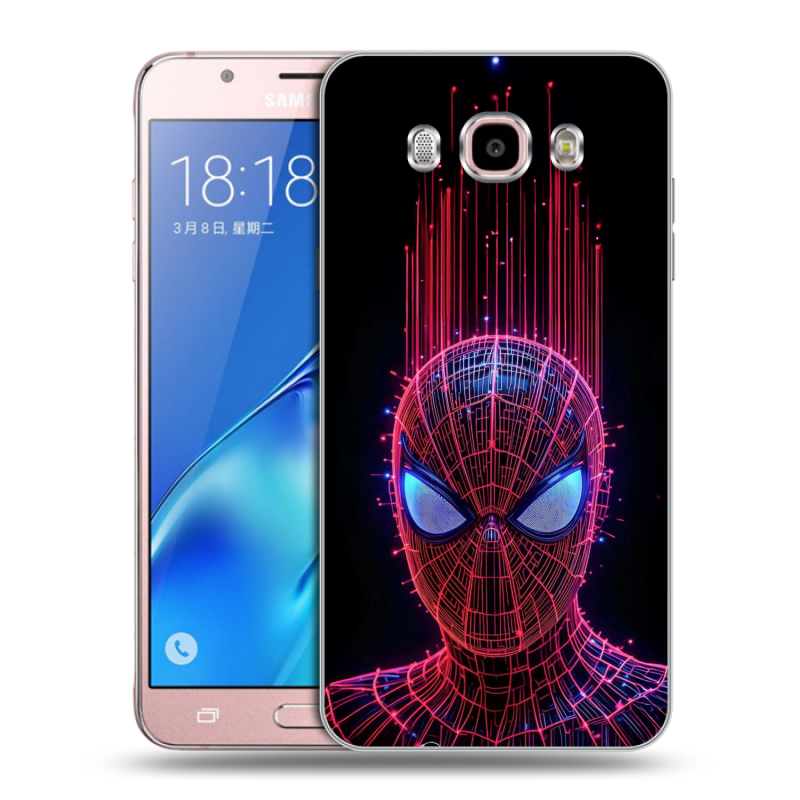 Силиконовый чехол на Samsung Galaxy J5 (2016) с принтом Spiderman Человек паук Силиконовый чехол на Samsung Galaxy J5 (2016) с принтом Spiderman Человек паук