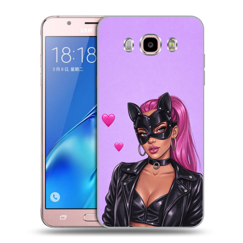Силиконовый чехол на Samsung Galaxy J5 (2016) с принтом женский Силиконовый чехол на Samsung Galaxy J5 (2016) с принтом женский