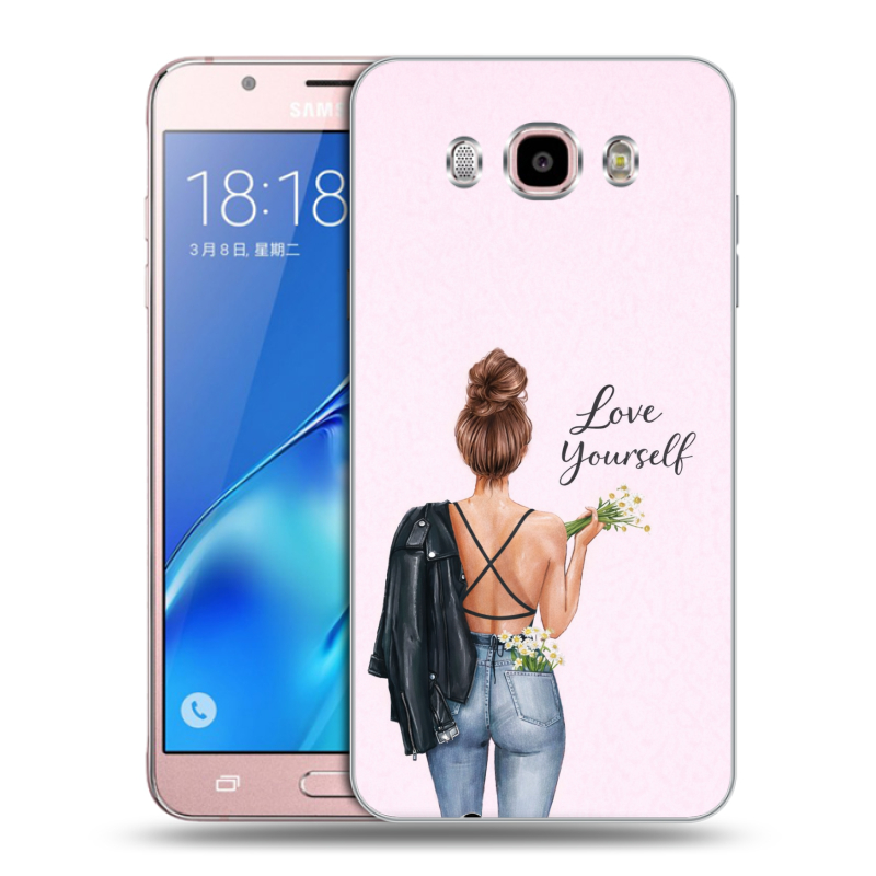 Силиконовый чехол на Samsung Galaxy J5 (2016) с принтом женский Силиконовый чехол на Samsung Galaxy J5 (2016) с принтом женский