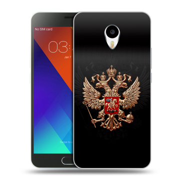 Пластиковый чехол на Meizu M3 Note с принтом Герб России Пластиковый чехол на Meizu M3 Note с принтом Герб России