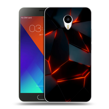 Пластиковый чехол на Meizu M3 Note с принтом Яркие абстракции Пластиковый чехол на Meizu M3 Note с принтом Яркие абстракции