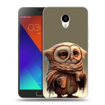 Пластиковый чехол на Meizu M3 Note с принтом Сова Пластиковый чехол на Meizu M3 Note с принтом Сова