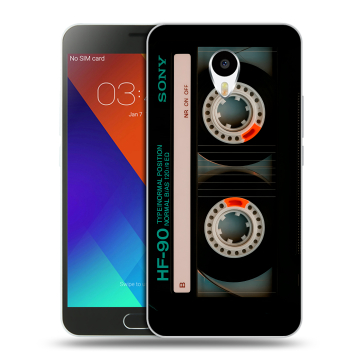 Пластиковый чехол на Meizu M3 Note с принтом Кассета Пластиковый чехол на Meizu M3 Note с принтом Кассета