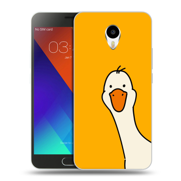 Пластиковый чехол на Meizu M3 Note с принтом Утка Пластиковый чехол на Meizu M3 Note с принтом Утка