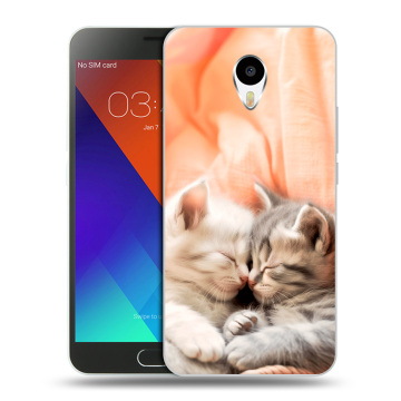 Пластиковый чехол на Meizu M3 Note с принтом Котята Пластиковый чехол на Meizu M3 Note с принтом Котята
