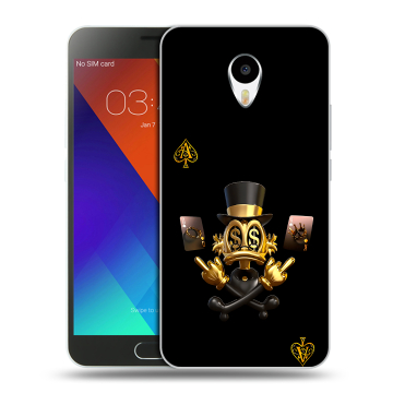 Пластиковый чехол на Meizu M3 Note с принтом Золотой скрудж макдак