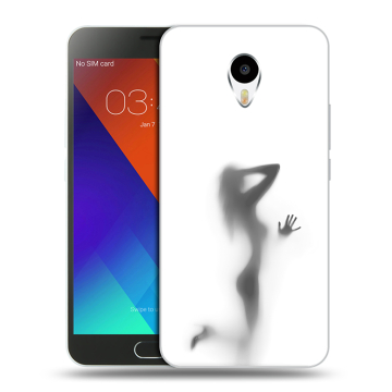 Пластиковый чехол на Meizu M3 Note с принтом Силуэт