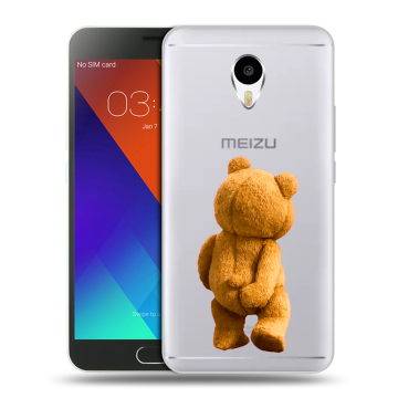 Пластиковый чехол на Meizu M3 Note с принтом Медведь Пластиковый чехол на Meizu M3 Note с принтом Медведь