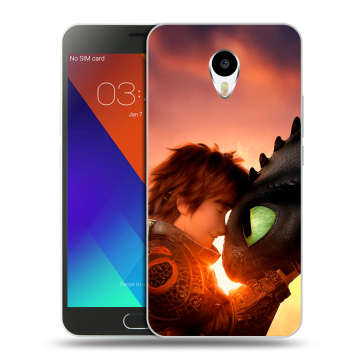 Пластиковый чехол на Meizu M3 Note с принтом Как приручить дракона Пластиковый чехол на Meizu M3 Note с принтом Как приручить дракона