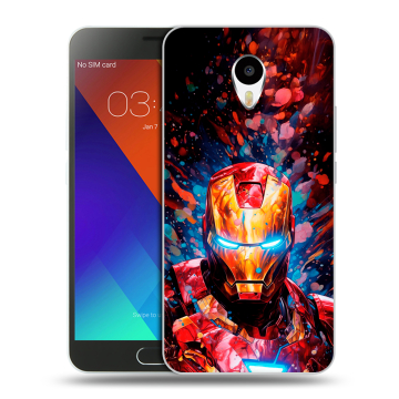 Пластиковый чехол на Meizu M3 Note с принтом Железный человек Ironman Пластиковый чехол на Meizu M3 Note с принтом Железный человек Ironman