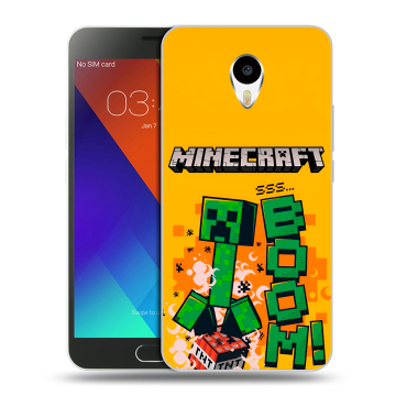Пластиковый чехол на Meizu M3 Note с принтом Майнкрафт Minecraft Пластиковый чехол на Meizu M3 Note с принтом Майнкрафт Minecraft