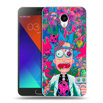 Пластиковый чехол на Meizu M3 Note с принтом Рик и Морти Rick Morty Пластиковый чехол на Meizu M3 Note с принтом Рик и Морти Rick Morty