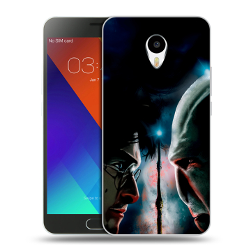 Пластиковый чехол на Meizu M3 Note с принтом Гарри Поттер Harry Potter