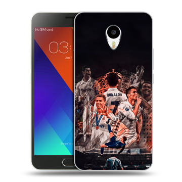 Пластиковый чехол на Meizu M3 Note с принтом Реал Роналдо Real Ronaldo