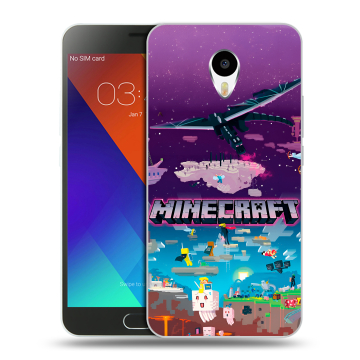 Пластиковый чехол на Meizu M3 Note с принтом Майнкрафт Minecraft Пластиковый чехол на Meizu M3 Note с принтом Майнкрафт Minecraft
