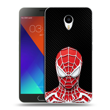 Пластиковый чехол на Meizu M3 Note с принтом человек паук spiderman Пластиковый чехол на Meizu M3 Note с принтом человек паук spiderman
