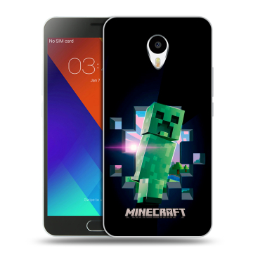 Пластиковый чехол на Meizu M3 Note с принтом Майнкрафт Minecraft Пластиковый чехол на Meizu M3 Note с принтом Майнкрафт Minecraft