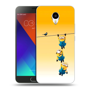 Пластиковый чехол на Meizu M3 Note с принтом Миньоны Пластиковый чехол на Meizu M3 Note с принтом Миньоны