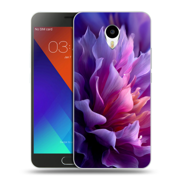 Пластиковый чехол на Meizu M3 Note с принтом женский цветы Пластиковый чехол на Meizu M3 Note с принтом женский цветы