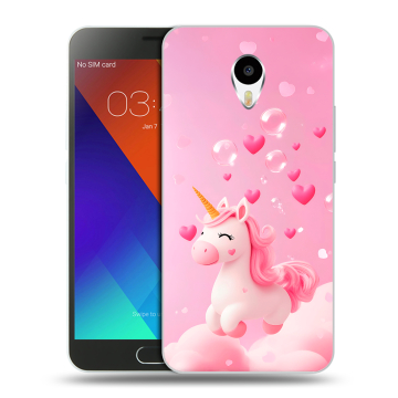 Пластиковый чехол на Meizu M3 Note с принтом Единорог Пластиковый чехол на Meizu M3 Note с принтом Единорог
