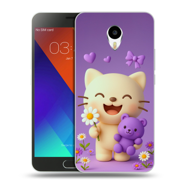 Пластиковый чехол на Meizu M3 Note с принтом для девочек Пластиковый чехол на Meizu M3 Note с принтом для девочек