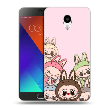 Пластиковый чехол на Meizu M3 Note с принтом Лабубу
