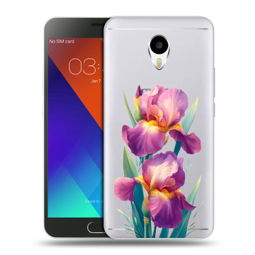 Пластиковый чехол на Meizu M3 Note с принтом Цветы орхидеи