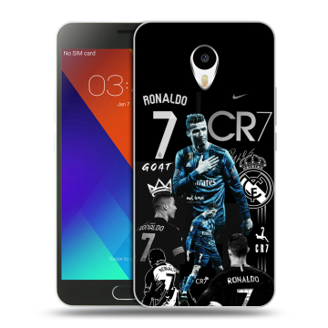 Пластиковый чехол на Meizu M3 Note с принтом Реал Роналдо