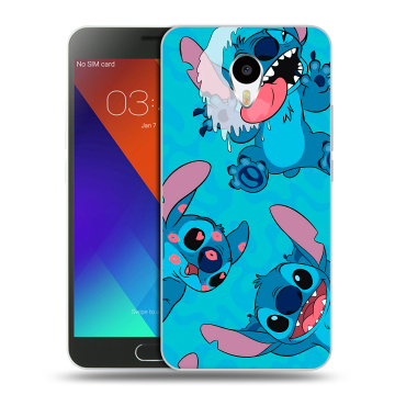 Пластиковый чехол на Meizu M3 Note с принтом Лило и Стич